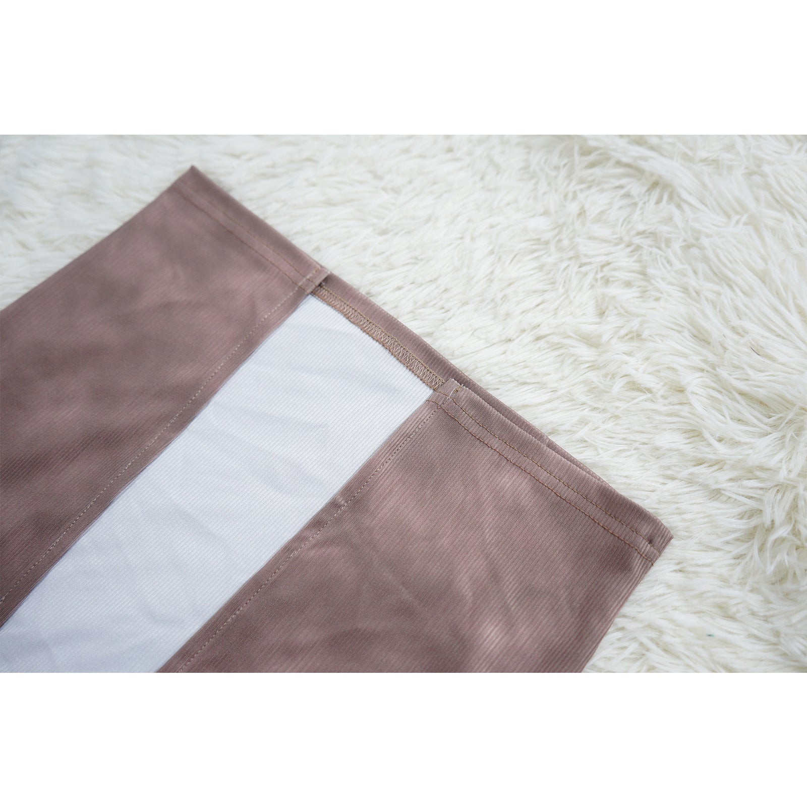 Women Sexy Long Sleeve Square Neck Slit Dress 21