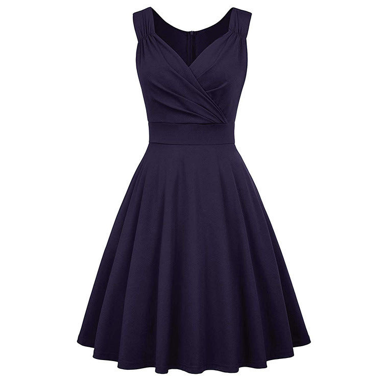 Plus Size Women Hepburn Style Cocktail Dress 21