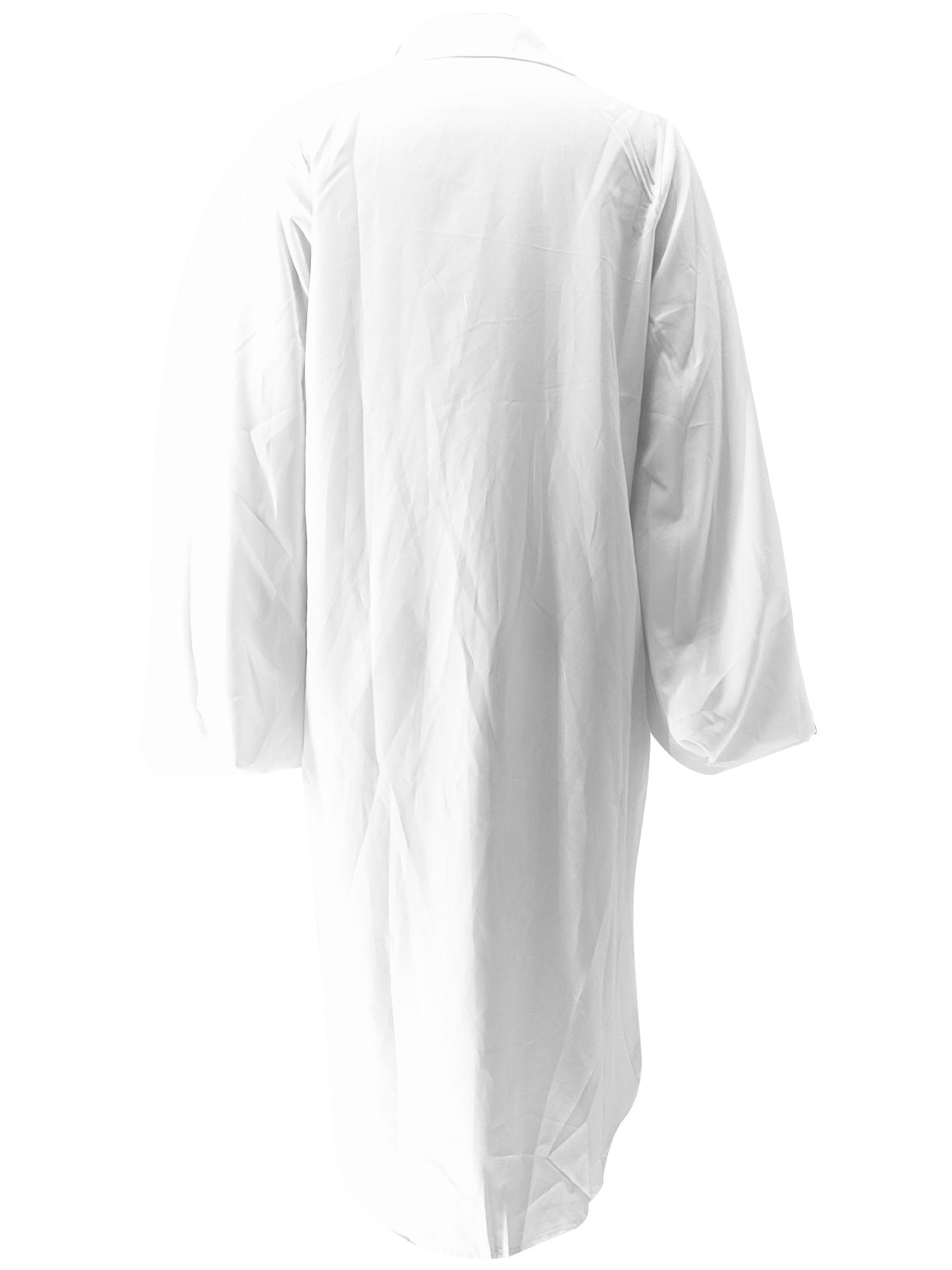 Women Autumn/Winter Long-Sleeved Slit Shirt Dress 8