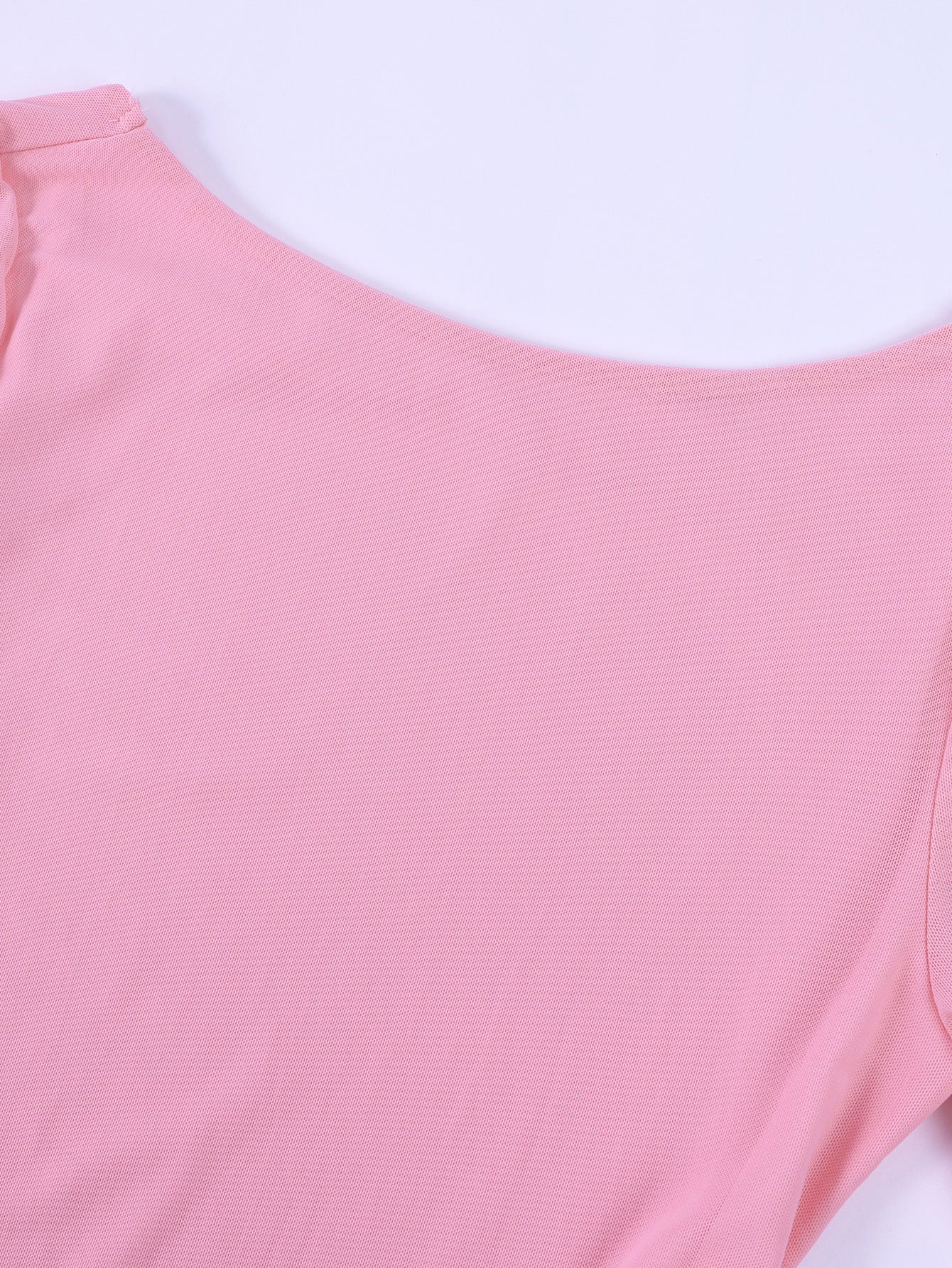 Mesh Bell Sleeve Sexy Low Back Bow Detail Short Dress 8