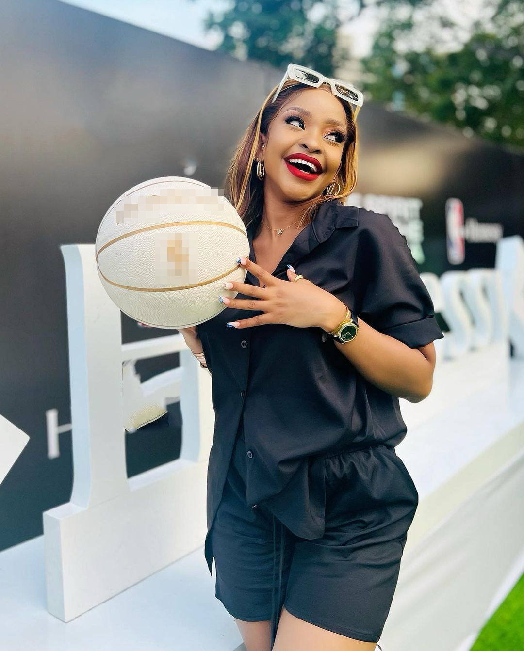 African Print Short-Sleeve Casual Two-Piece Shorts Set 3