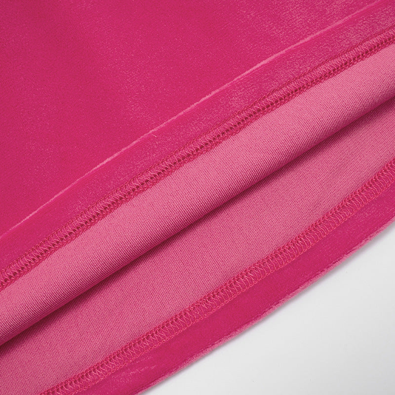 Women Sexy Hooded Long-Sleeved Crop Top and Skirt Two-Piece Casual Set 23