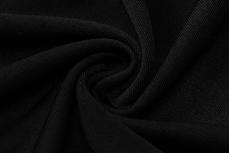 Women Summer Beaded Slim Fit Round Neck Short Sleeve Bodycon Dress 17