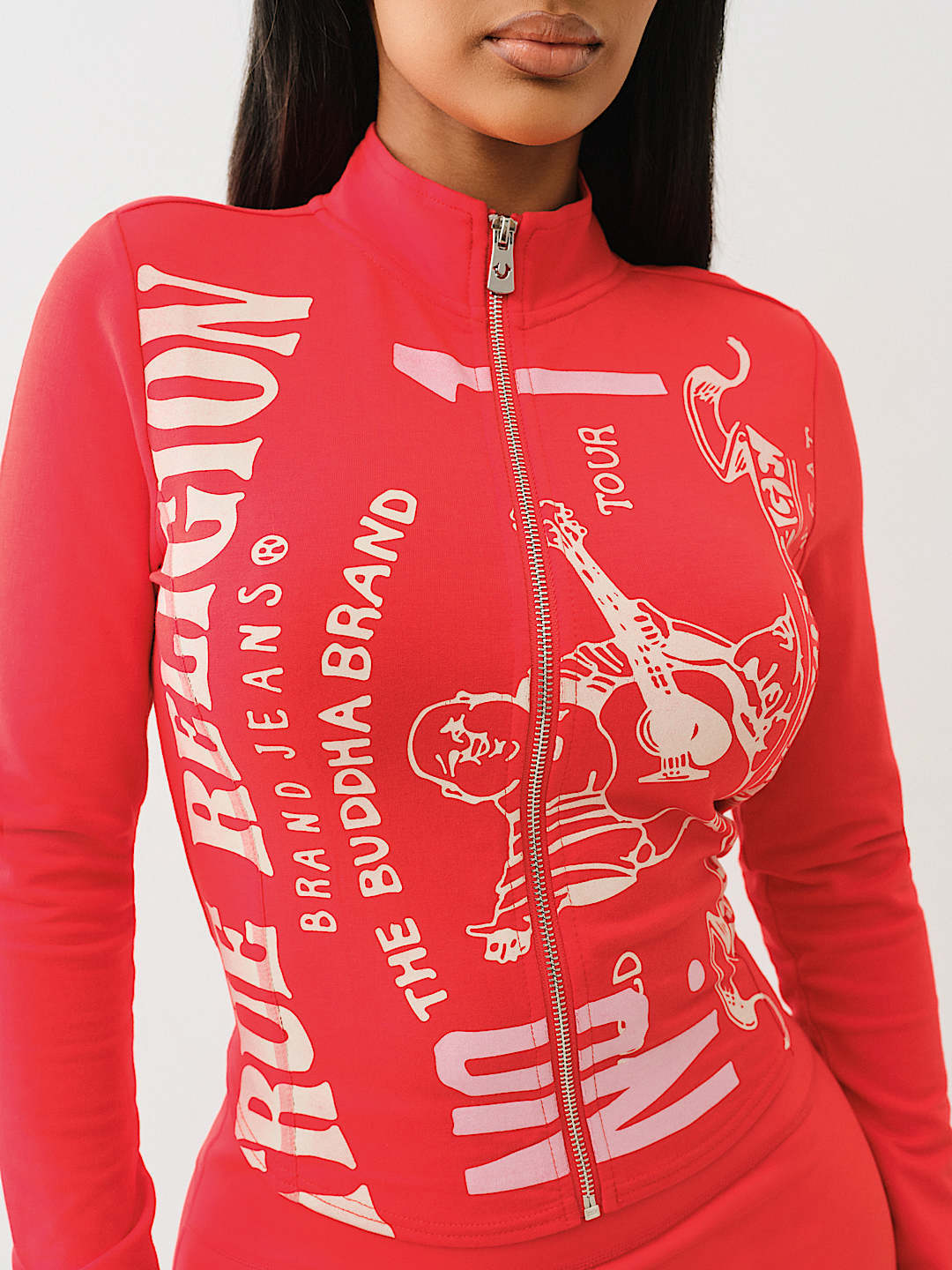 Women's Fashion Printed Long Sleeve Two Piece Shorts Set 11