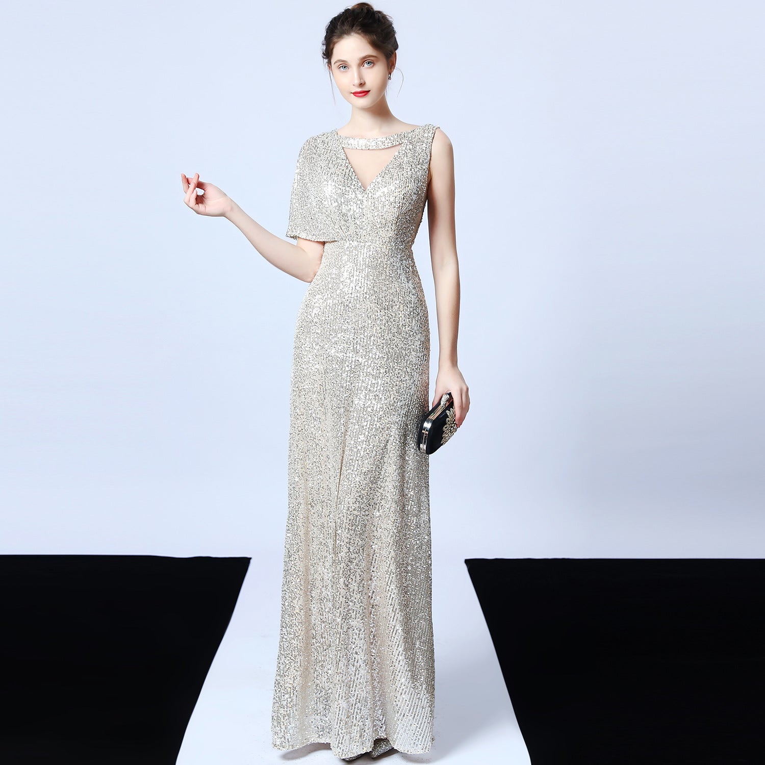 Fairy Dream Party Evening Dress Sexy Long Slim Fit Toast Dress