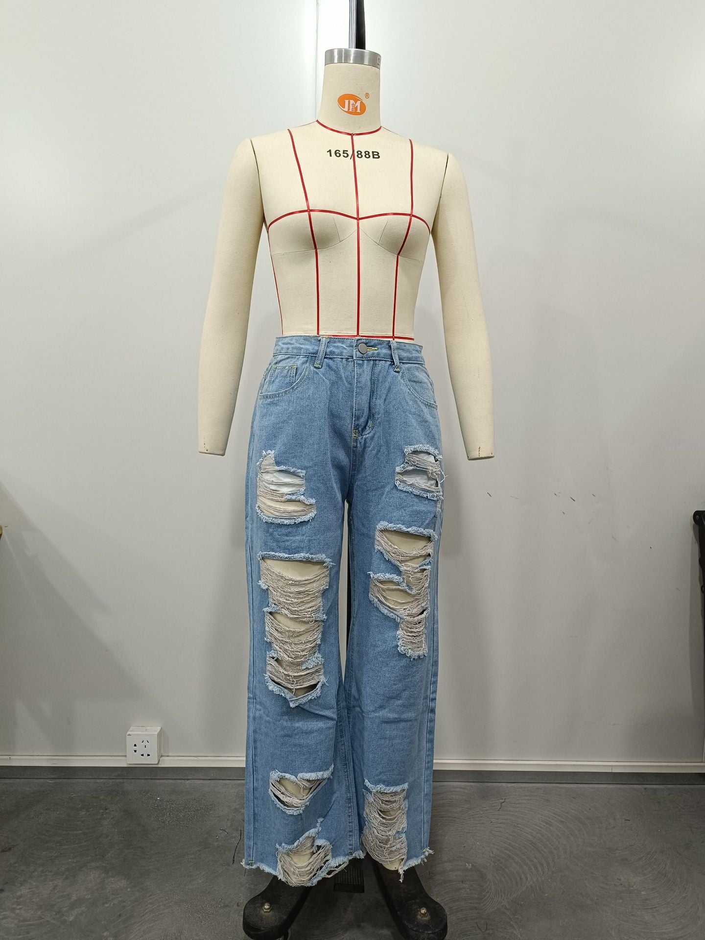 Sexy Fashion Ripped Denim Pants 10