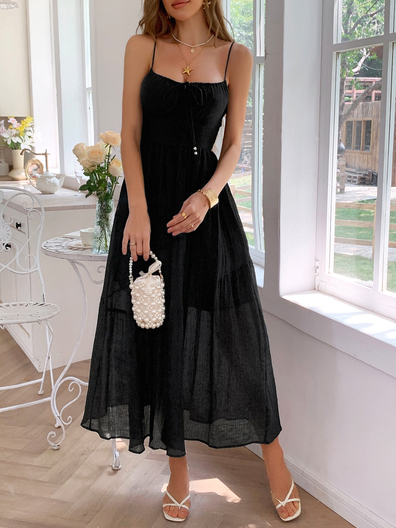 Spring/Summer Women's Holidays Casual Strappy Beach Dress