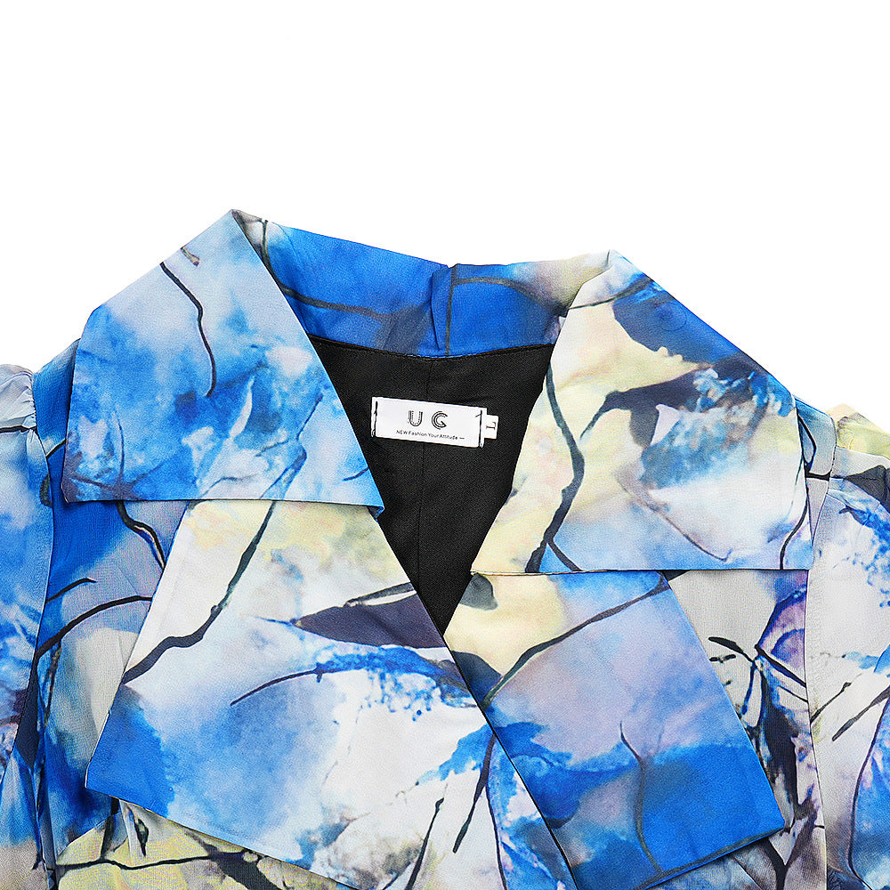 Plus Size Print Women's Fashion Dress 16