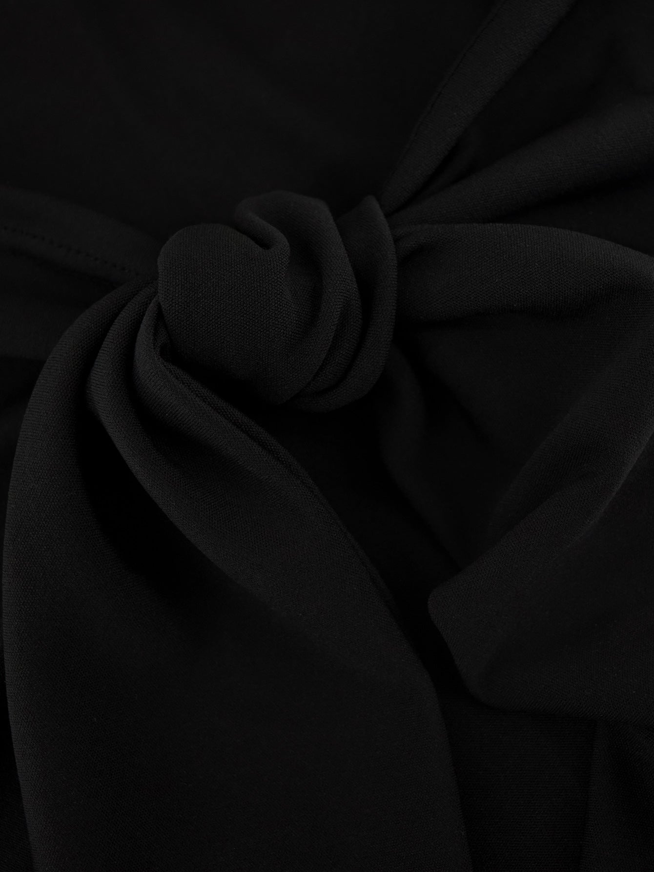 Women Sexy Mid-Long Sleeve V-Neck Lace Solid Irregular Bodycon Dress 6