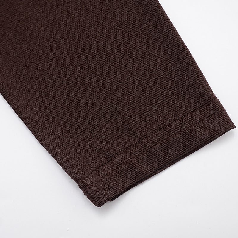 Women's Autumn Street Sexy Deep V Bat Sleeves Long Sleeve Dress 40