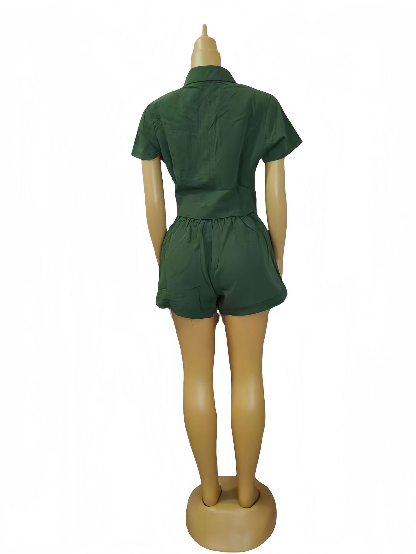 Women Casual Top and Shorts Two Piece Set 11