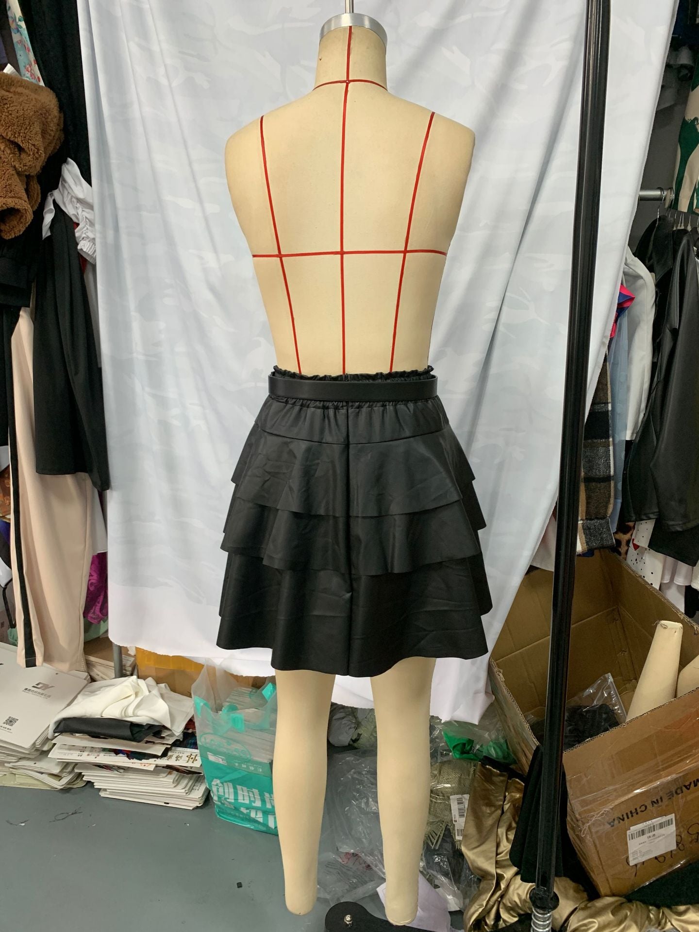 Women Pu-Leather skirt 8