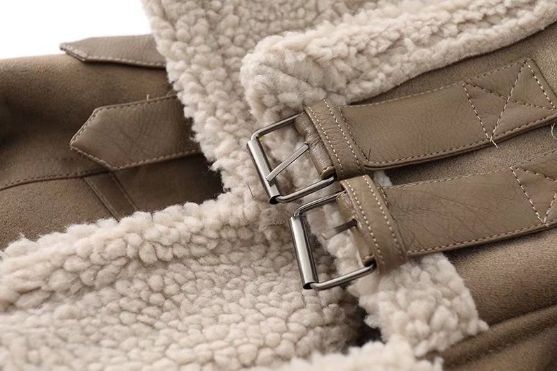 Winter Women Furry PU-Leather Jacket 26