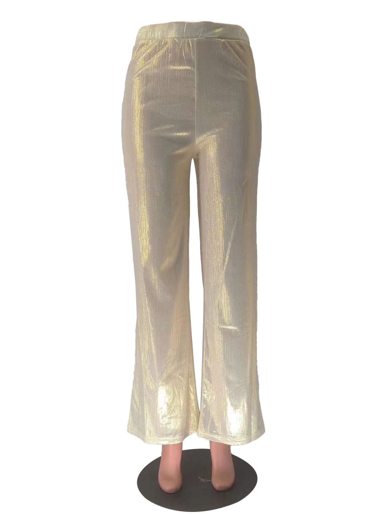 Women Casual Solid Wide-leg Pants 6