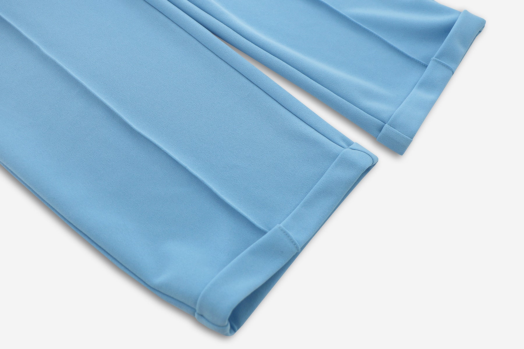 Career Women's Round Neck Short Sleeve Belt Top Set Long Pants Fashion Casual Two Piece Set 19