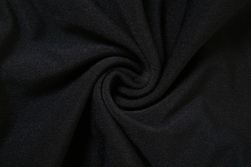 Lady's Spring Elegant Short Sleeve Hollow Velvet Bubble Dress 15