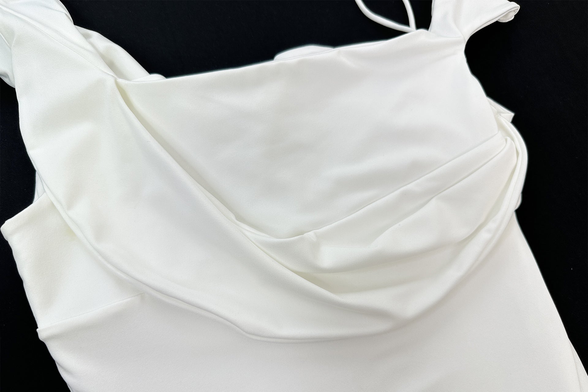 Slash Shoulder Strap Dress Sexy Sleeveless Mini Dress 10