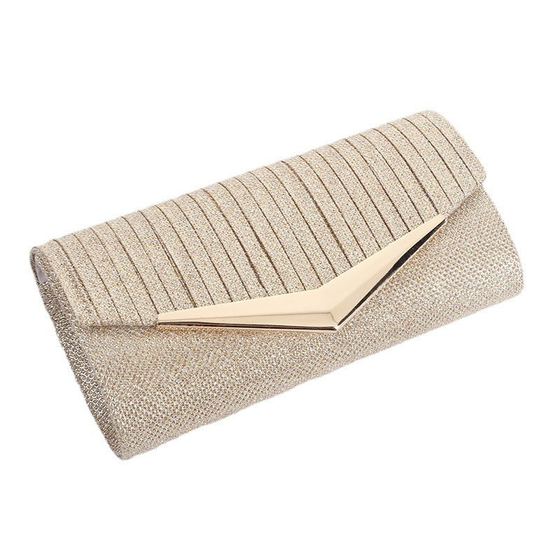 Women's Formal Party Chain Evening Bag Solid Color Wedding Bag Dress 6