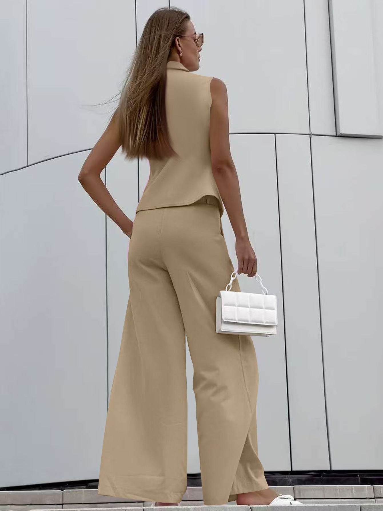 Women Casual Vest and Trousers Two-piece Set 15