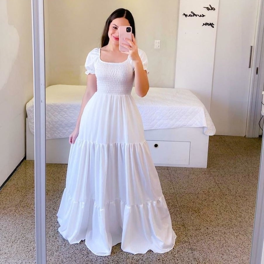 Women Off Shoulder Floral Off Shoulder Solid Dress