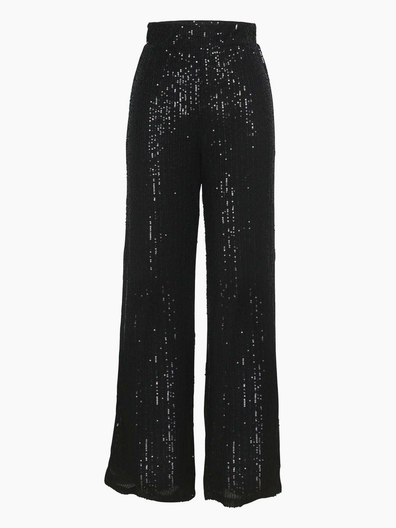 Women Elegant Sequin Party Wide Leg Pants 7