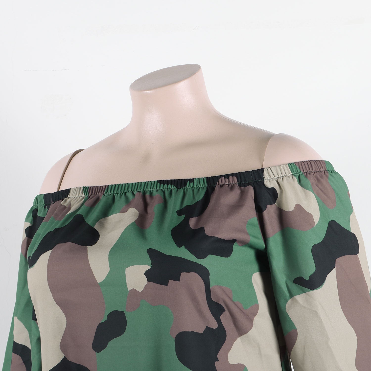 Sexy Casual Print Off Shoulder Plus Size Jumpsuit 27