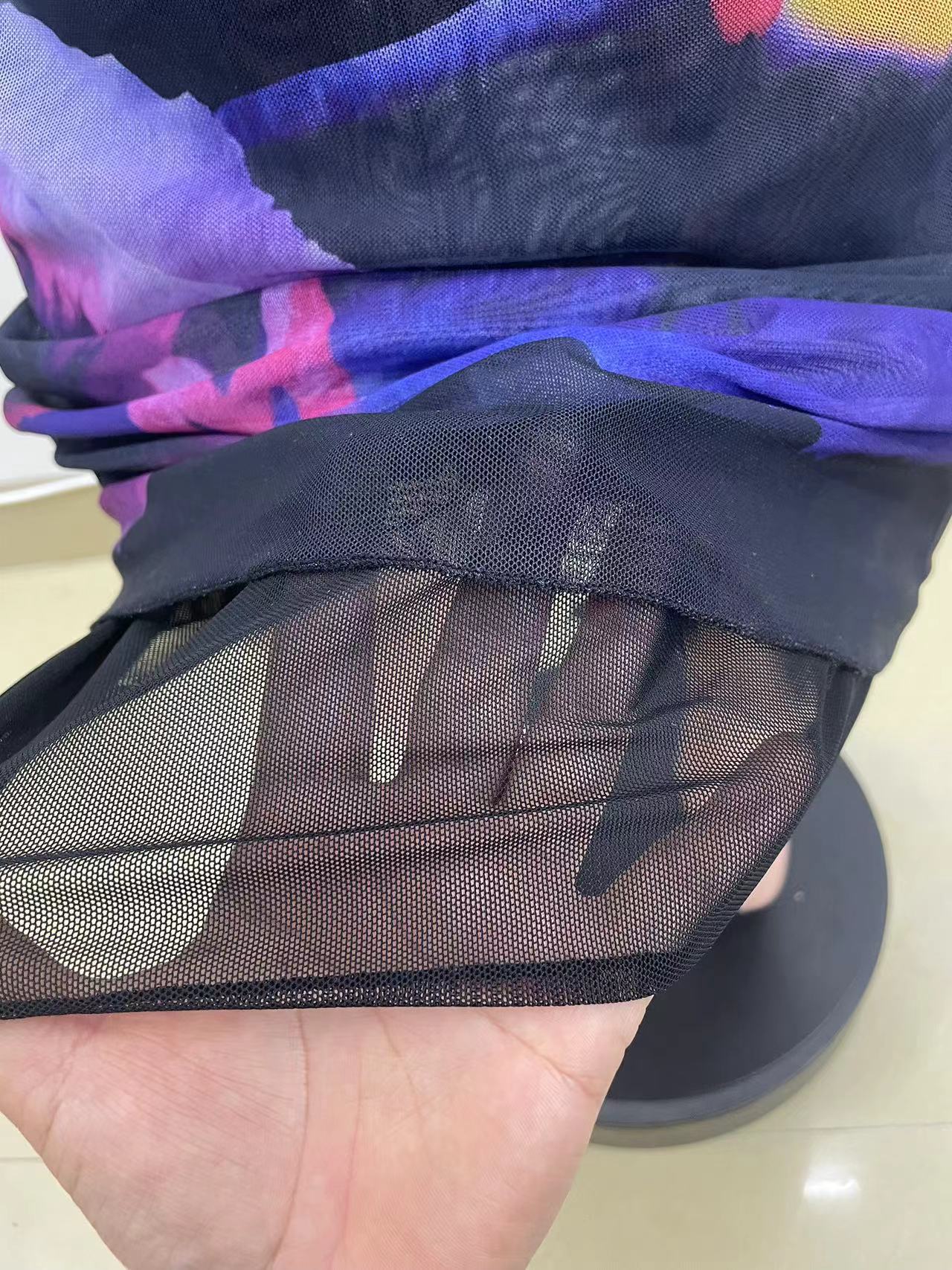 Women Sexy Double Layer Mesh Printed Two-Piece Set 8