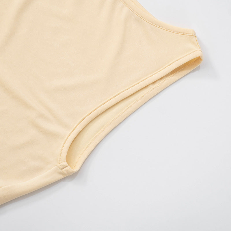 Women summer sleeveless lace patchwork dress 16