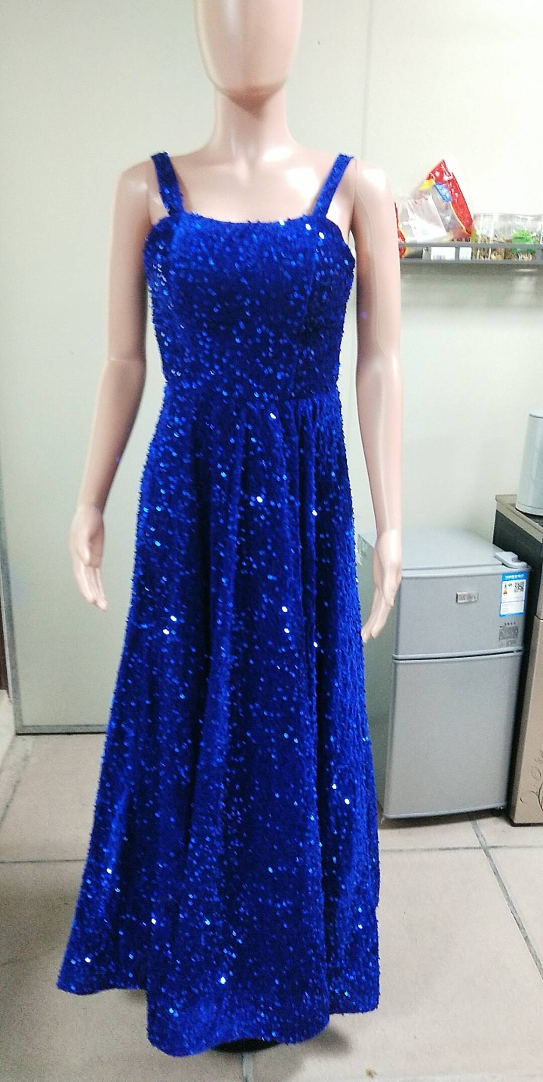 Luxury Sequin Prom Dress Side Slit Glitter Long A Line Formal Party Evening Dress(process time 3-7days) 42