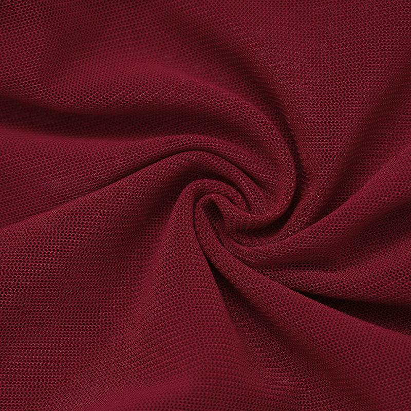 Women Fall/Winter Sexy Mesh See-Through Patchwork Furry Sleeveless Backless Dress 21