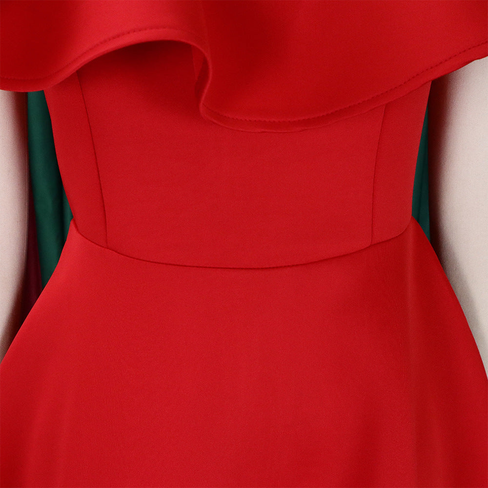 Fashionable Chic and Elegant Ruffled A-line Formal Party & Evening Dress 12