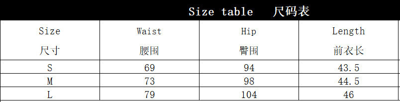 Women button skirt 9