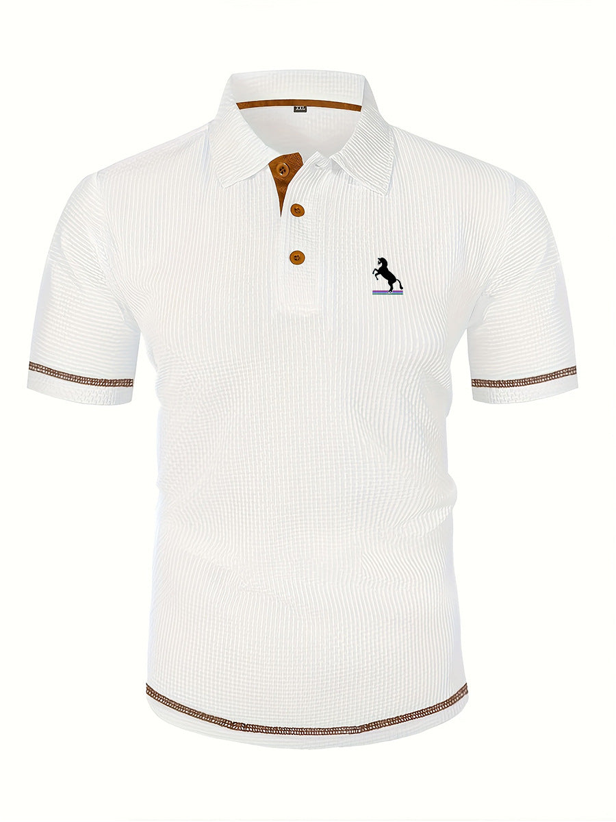 Men's Summer Solid Short Sleeve Printed T-Shirt 9