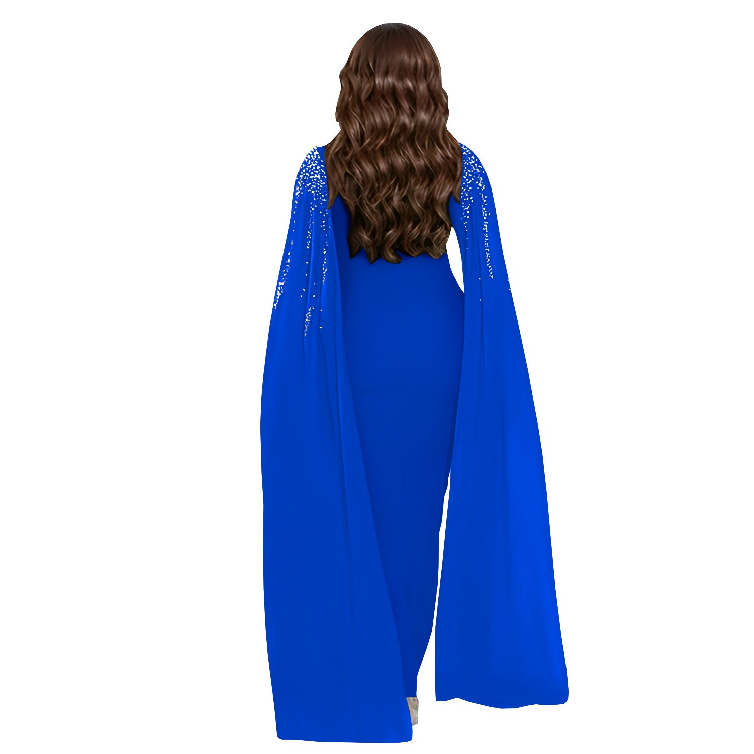 Women's Elegant Chic Beaded Fashionable Evening Dress 16