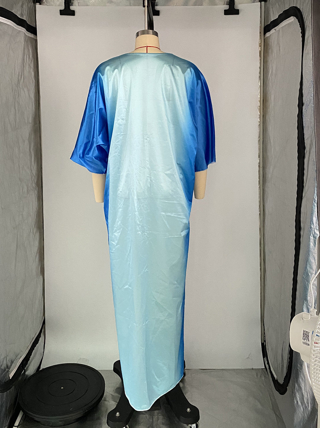 Women's Summer Gradient Print Loose Dress 16