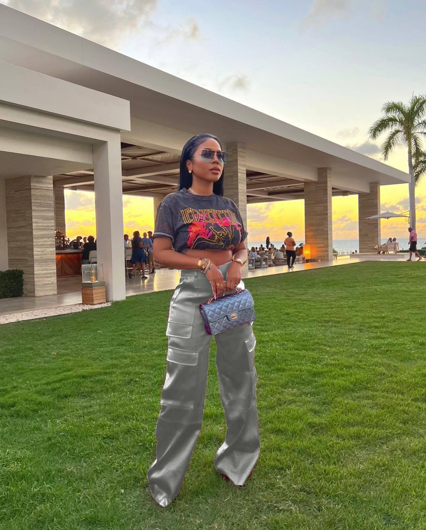 Women Casual Zipper Solid Pocket Zipper Trousers 12