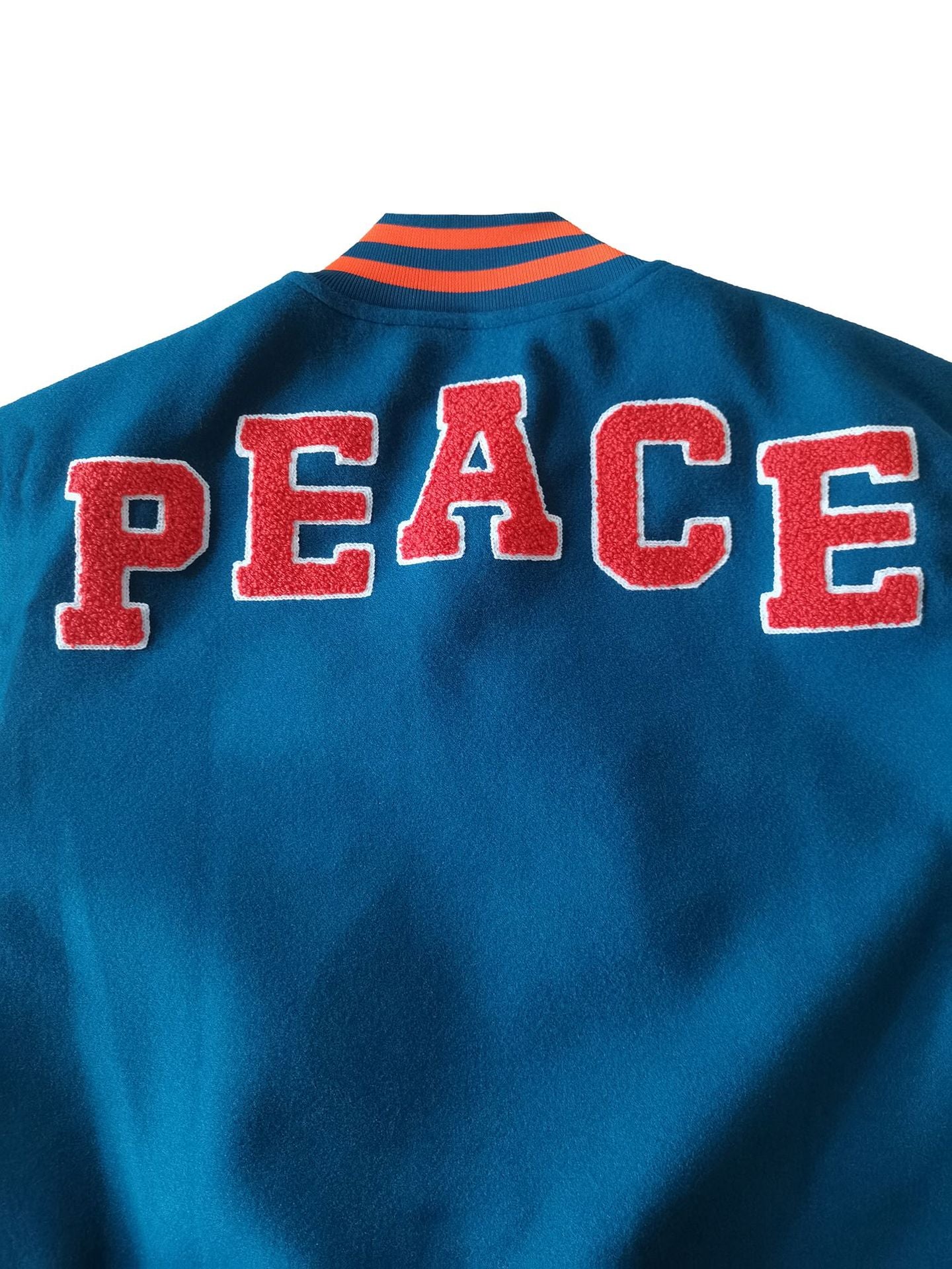 Women Fashion Velvet Print Embroidered Baseball Jacket 27