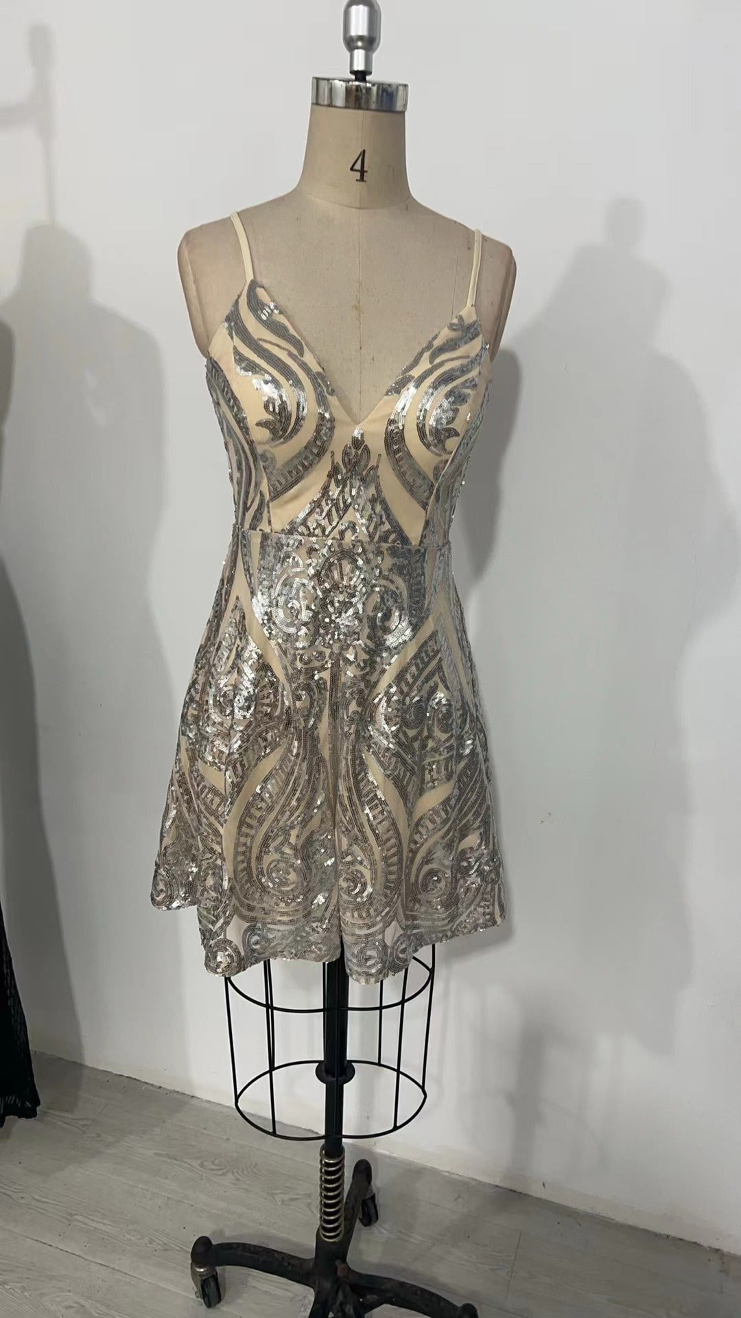 Women sexy summer sequined dress 9