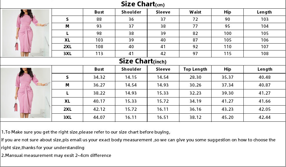 Womens Pleated Half Sleeve Bodycon Dress 14