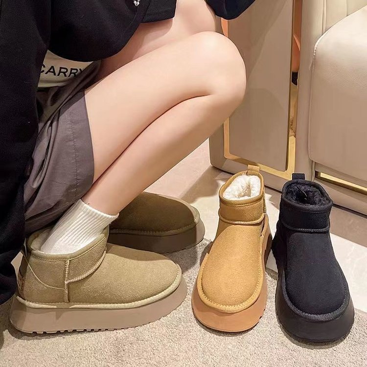 Women winter warm snow boots 3