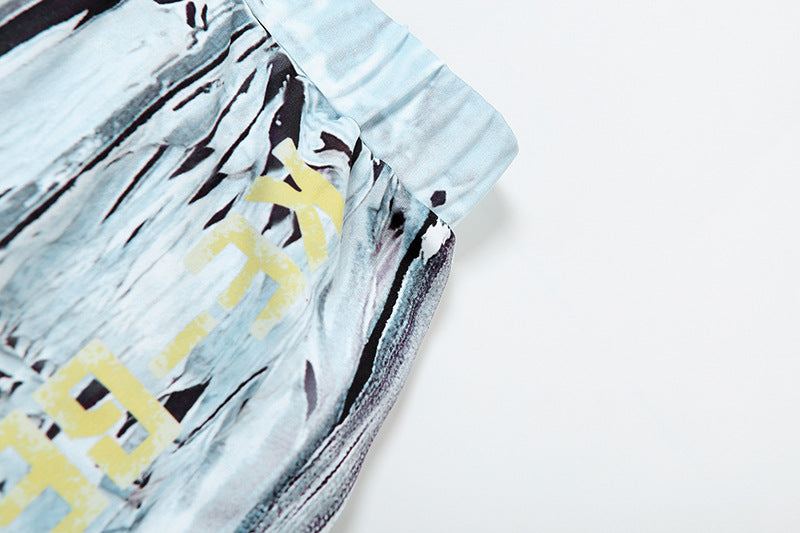 Autumn Women Casual Hooded Top and Printed Sports Pants Two-piece Set 16