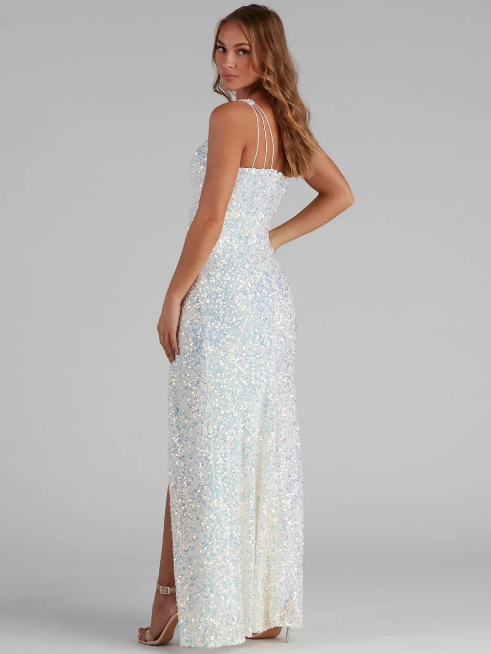 Women Party Sequin Sexy Evening Dress