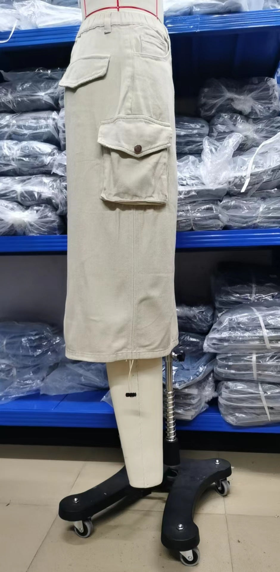 WomenDenim CargoCasual Skirts 11