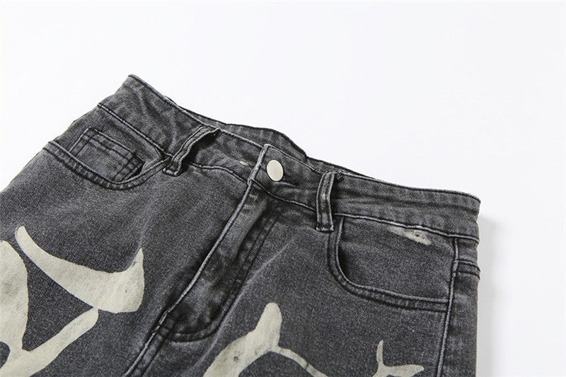 Women's Fitted High Waist Ripped Denim Pants High Stretch Jeans 13