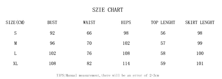 Women floral short-sleeved Top and Long Skirt two-piece set 6