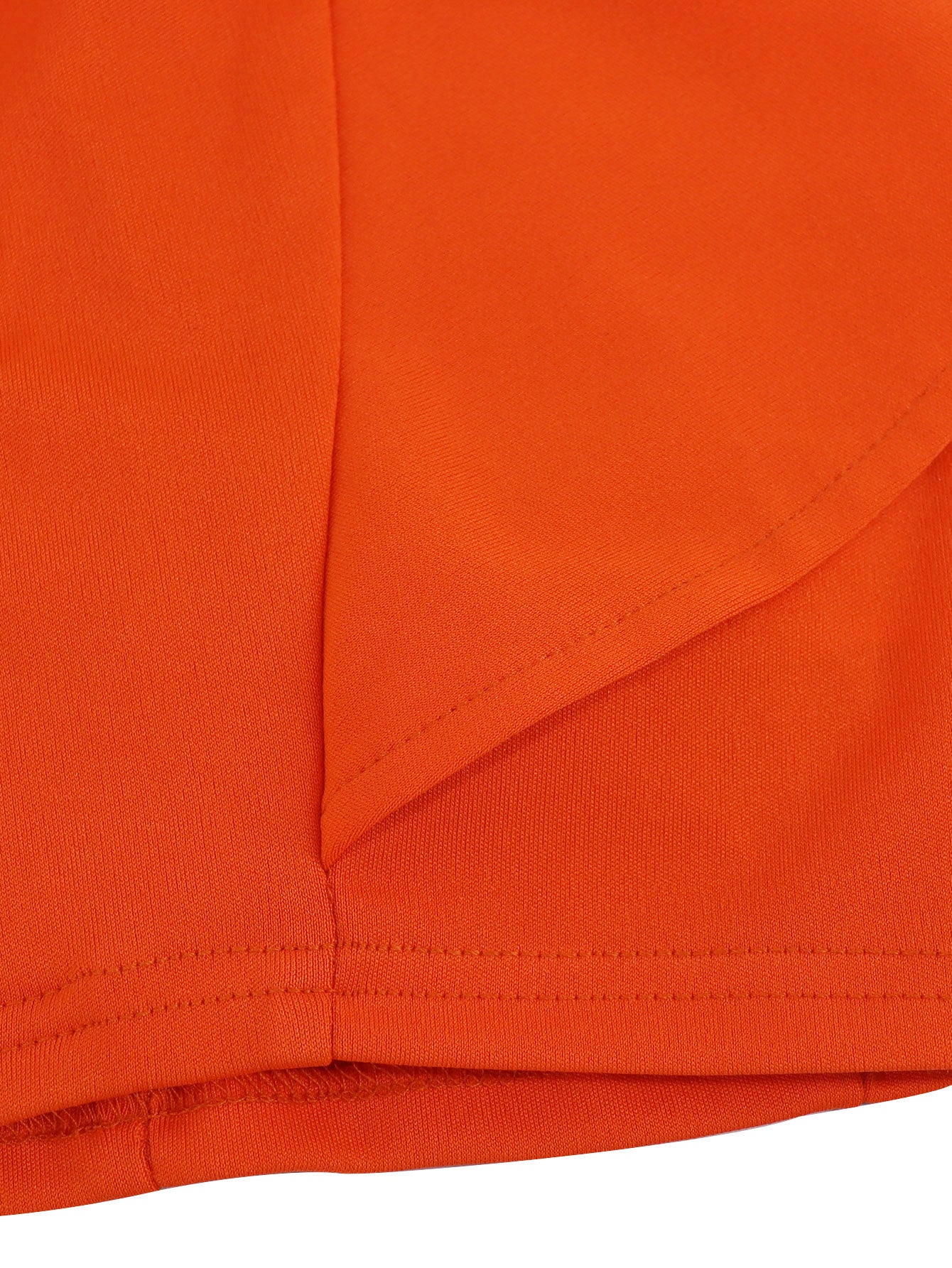 Ruffle Sleeve Tie Knot Shirt High Waist Pants Casual Two Piece Set 10