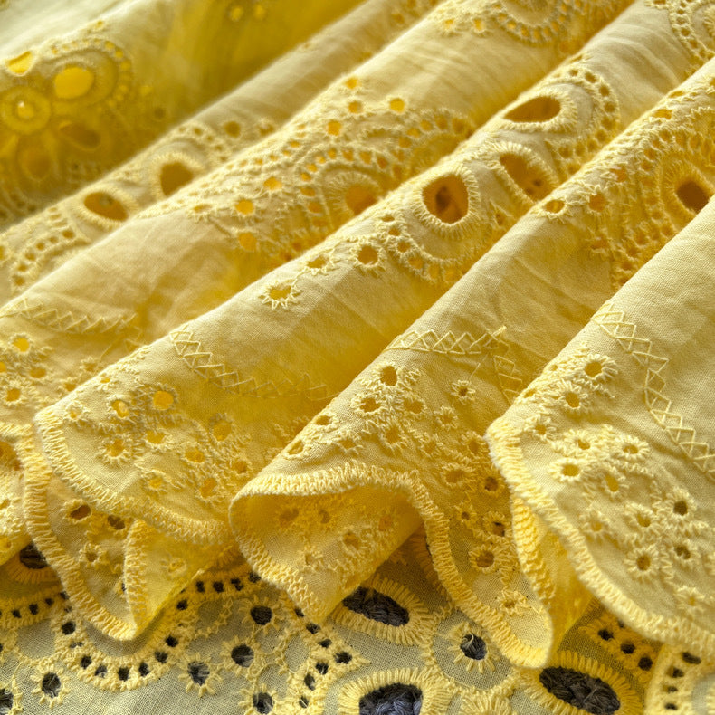 Women Summer Lace-Up Cutout Embroidery Holidays Strappy Dress 24