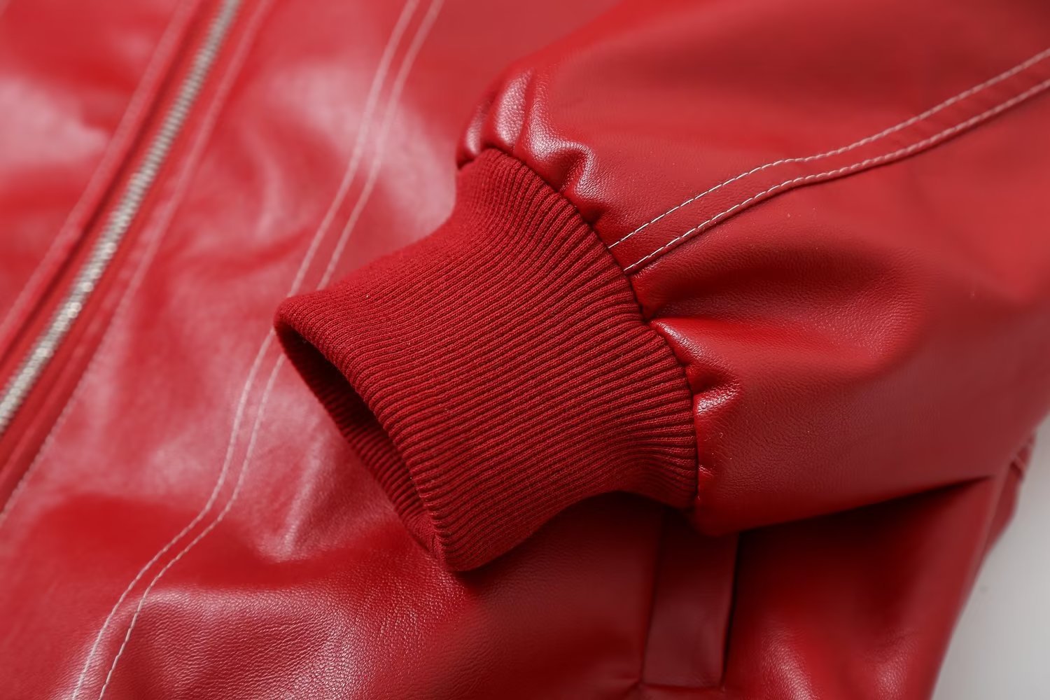 Autumn Women's Retro Stand Collar Leather Jacket 20