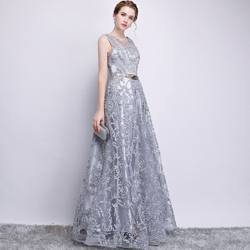 Women Summer Formal Party Evening Dress Elegant Slim Fit Dress Long Dress（Processing time need 3-6 days） 5