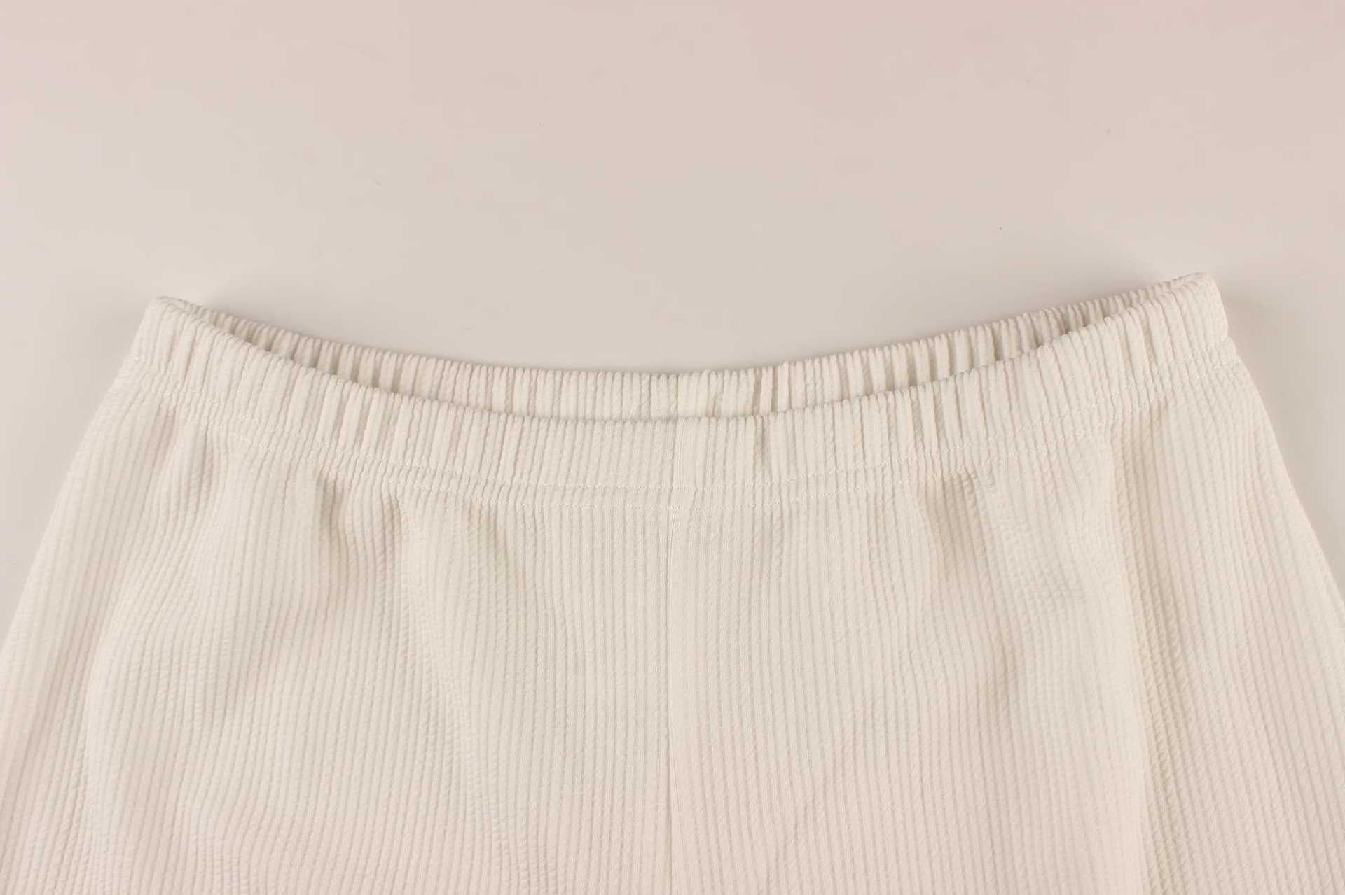 Summer Trendy Style Solid Color Zip-Up Hooded Two Piece Shorts Set 11